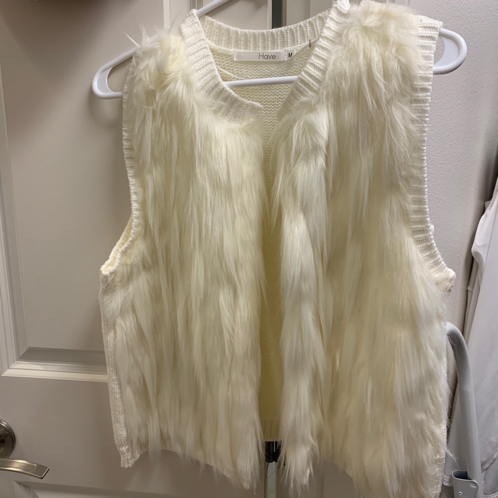 Cropped Fur Vest